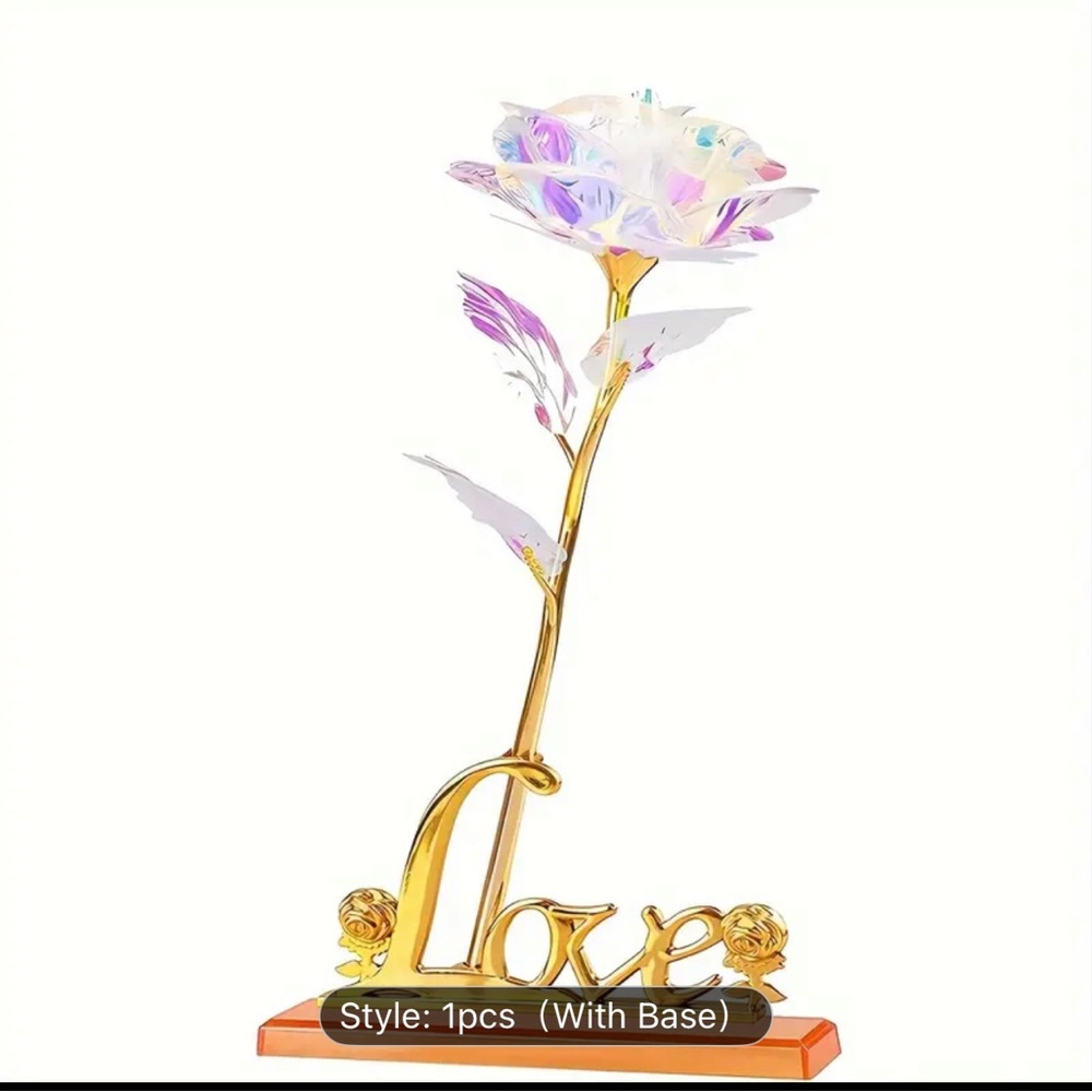 Rose with Love Stand - beautiful gift for the special someone